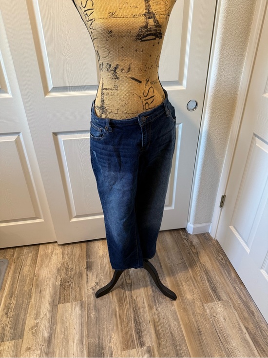Old Navy Denim - Old Navy Dark Indigo Straight-Leg Women's Jeans